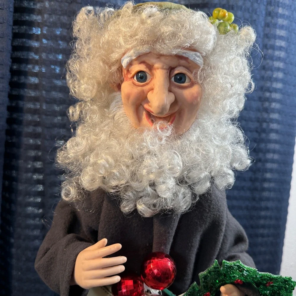 Vintage Telco Motion-ette Animated Christmas‎ Elf Workshop Figure Wreath 1990s